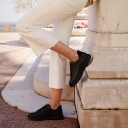 Women sport shoes 6103 biz black combined lifestyle