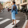 Women stylish, elegant shoes 1361 sand velour lifestyle