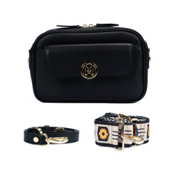 Women shoulder bag 014g black