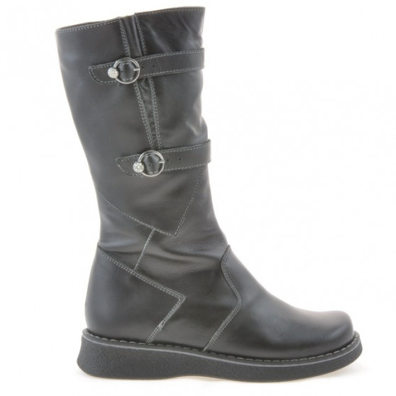 Children knee boots 214 black