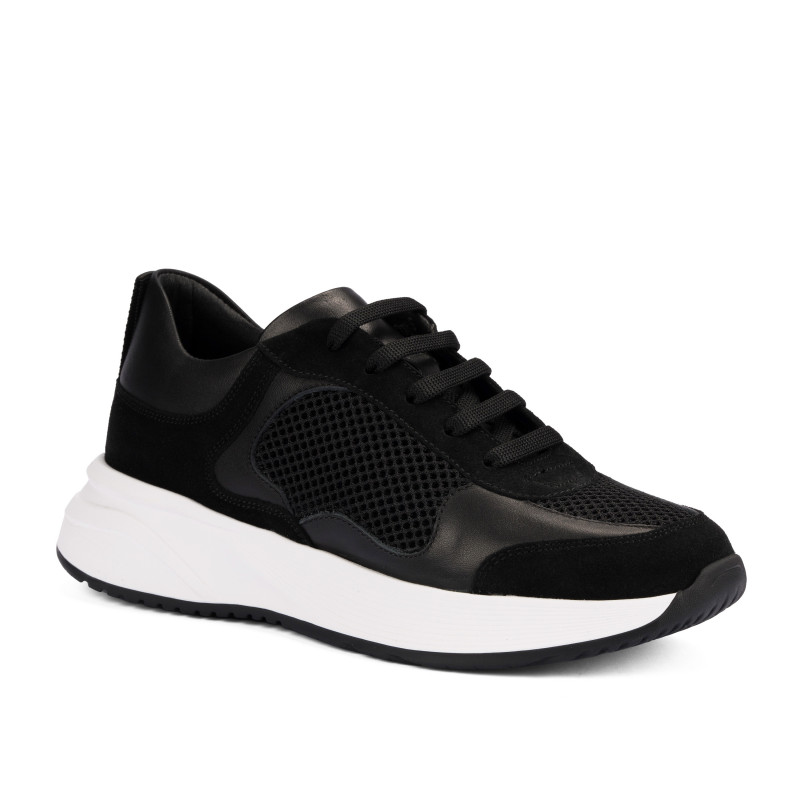 Women sport shoes 6098 black combined