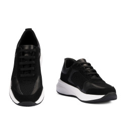 Women sport shoes 6098 black combined