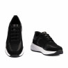 Women sport shoes 6098 black combined
