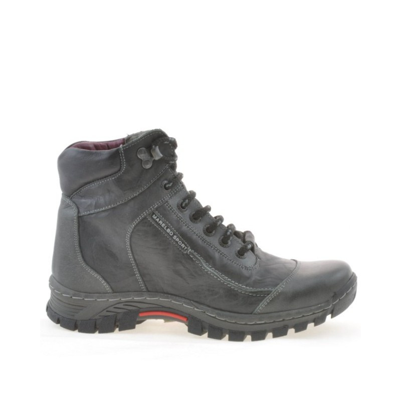 Teenagers boots 479 black+gray