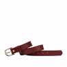 Women belt 46mc bordo