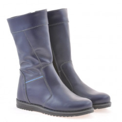 Children knee boots 3212 indigo