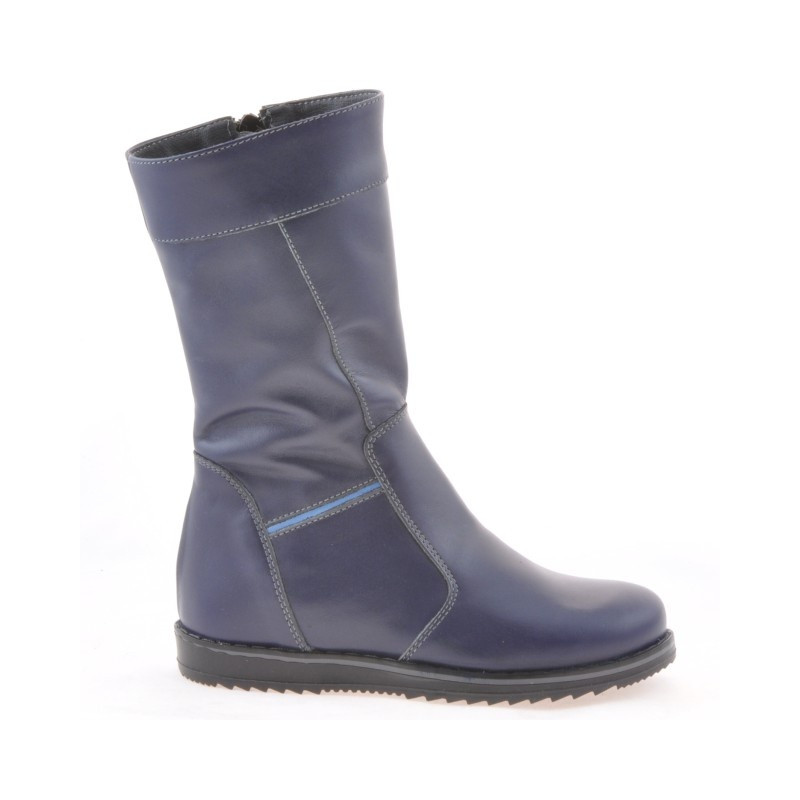 Children knee boots 3212 indigo