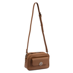 Women shoulder bag 014g 01 biz brown