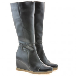 Women knee boots 1152 black 