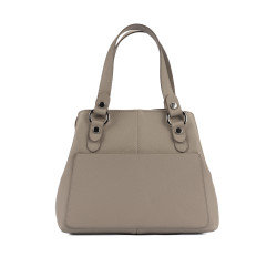 Women shoulder bag 004g 01 light grey