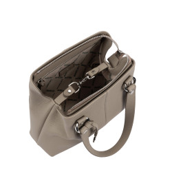 Women shoulder bag 004g 01 light grey