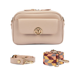 Women shoulder bag 014g biz powder rose