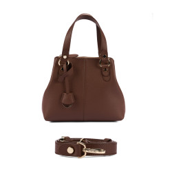 Women shoulder bag 004-1g cognac