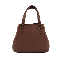 Women shoulder bag 004-1g cognac