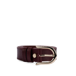 Women belt 46mc safiano burgundy