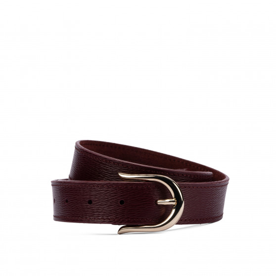 Women belt 46mc safiano burgundy