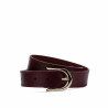 Women belt 46mc safiano burgundy