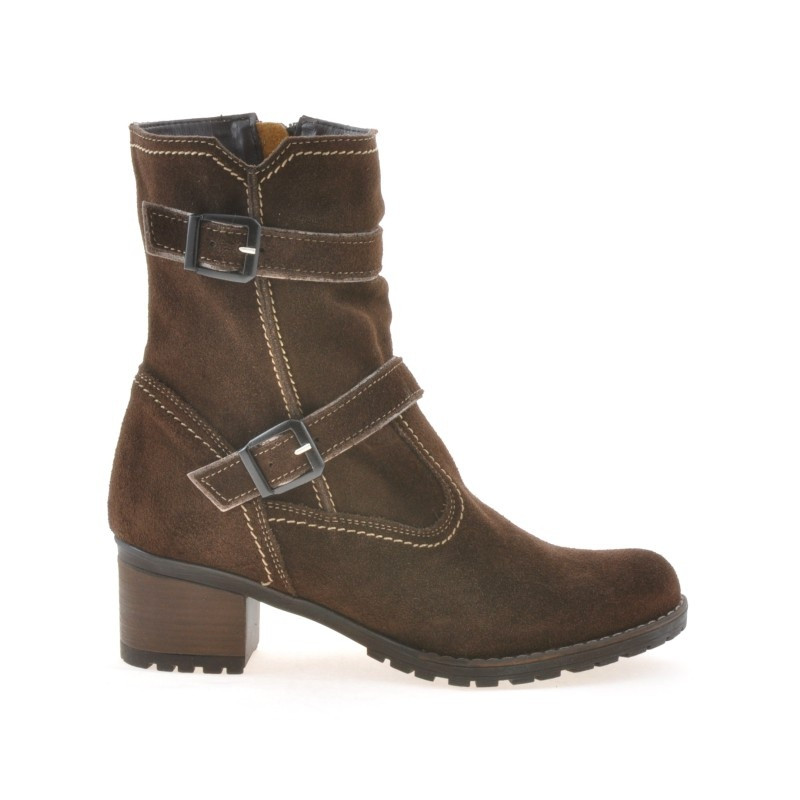 Women boots 3278 cafe velour