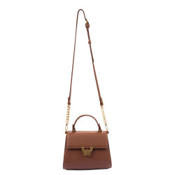 Women shoulder bag 032g cognac