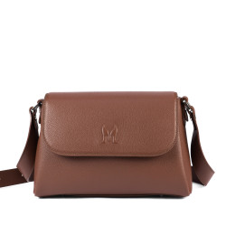 Women shoulder bag 040g 01 biz cognac