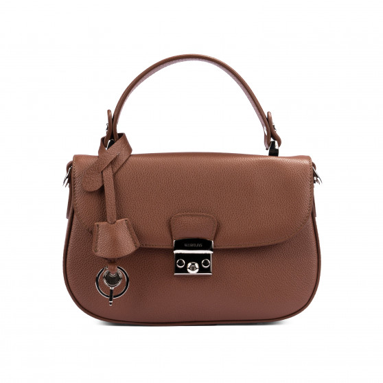 Women hand bag 022g 01 cognac