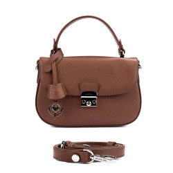 Women hand bag 022g 01 cognac