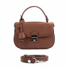 Women hand bag 022g 01 cognac