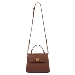 Women shoulder bag 033g cognac