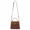 Women shoulder bag 033g cognac