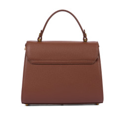 Women shoulder bag 033g cognac