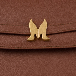 Women shoulder bag 033g cognac
