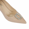 Women stylish, elegant shoes 1318 beige