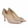Women stylish, elegant shoes 1318 beige