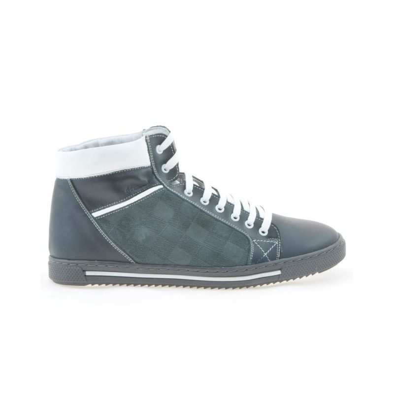 Men boots 467 gray+white