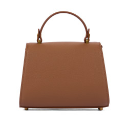 Women shoulder bag 032g golden brown