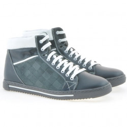 Men boots 467 gray+white
