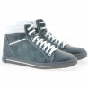 Men boots 467 gray+white