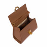 Women shoulder bag 032g golden brown