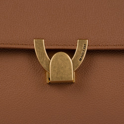 Women shoulder bag 032g golden brown