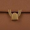 Women shoulder bag 032g golden brown