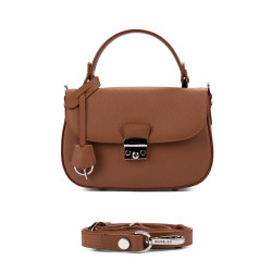 Women hand bag 022g 01 golden brown