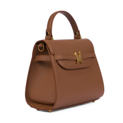 Women shoulder bag 033g golden brown