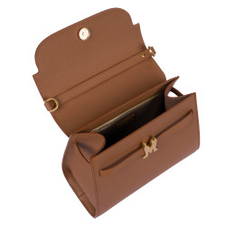 Women shoulder bag 033g golden brown
