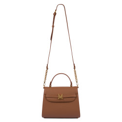 Women shoulder bag 033g golden brown