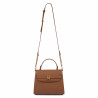 Women shoulder bag 033g golden brown