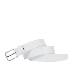 Men belt 70b white