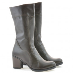 Women knee boots 3236 cafe