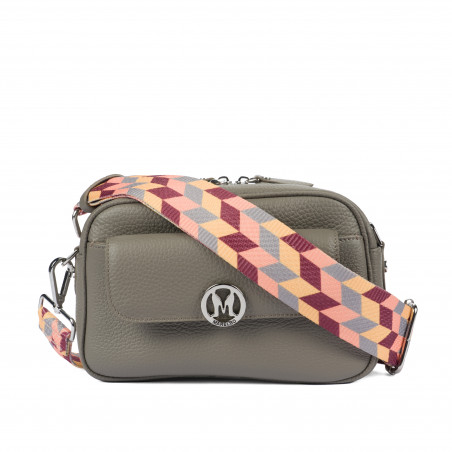 Women shoulder bag 014g 01 taupe