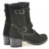 Women boots 3278 black velour
