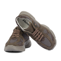 Women sport shoes 6102 sand velour combined 01